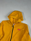Levi’s Batwing Logo Fleece Zip Hoodie – Mustard Yellow (S)