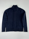 Tommy Hilfiger Navy Cotton Knit Full Zip Cardigan Sweater – (L)