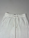 Vintage Gap White Fleece Jogger Sweatpants (W:28) (L:38)