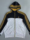 Adidas | Colorblock Hoodie Black White | (S)