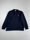 Vintage Chemise Lacoste Long Sleeve Polo Shirt – Navy (2XL)
