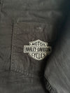 Harley-Davidson Motor Cycles Bar & Shield Button-Up Shirt Black(L)