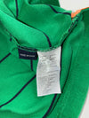 Nautica Striped Performance Deck Shirt Polo in Green (L)