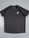 Asics Black Performance Running Tee | (L)