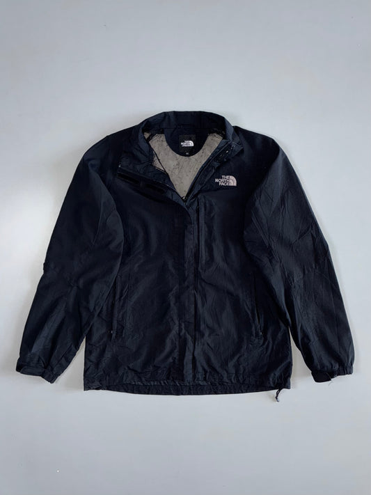 The North Face Mesh Lined Shell Jacket | Black Zip-Up Windproof Outdoor Packable Coat (M)