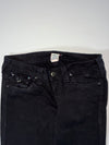 True Religion Black Skinny Jeans – Crystal Buttons, Made in USA Women’s  (W:30) (L:42)