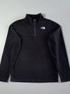 The North Face Black Glacier Quarter Zip Fleece (S)