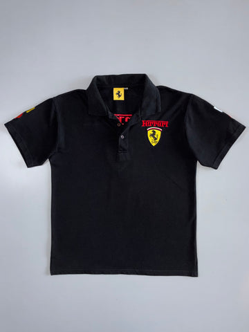Ferrari Fully Embroidered Polo (L)
