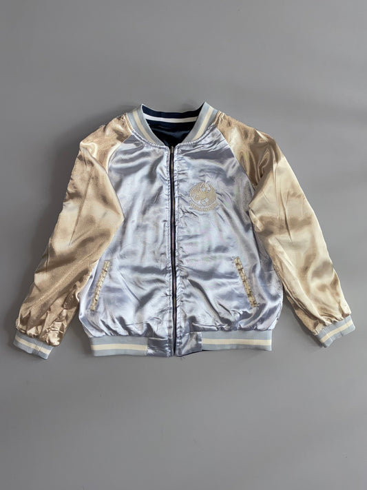 Opening Ceremony | Crane Embroidered Souvenir Jacket | Navy/White (S)