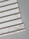 Lacoste Striped Hooded Polo  White Multicolor Stripe (M)