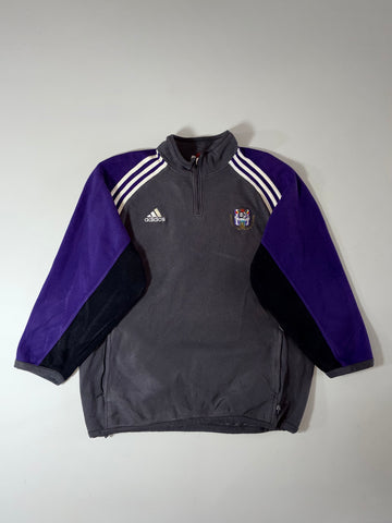 Vintage 90s Adidas RSC Anderlecht Quarter Zip Fleece (2XL/3XL)