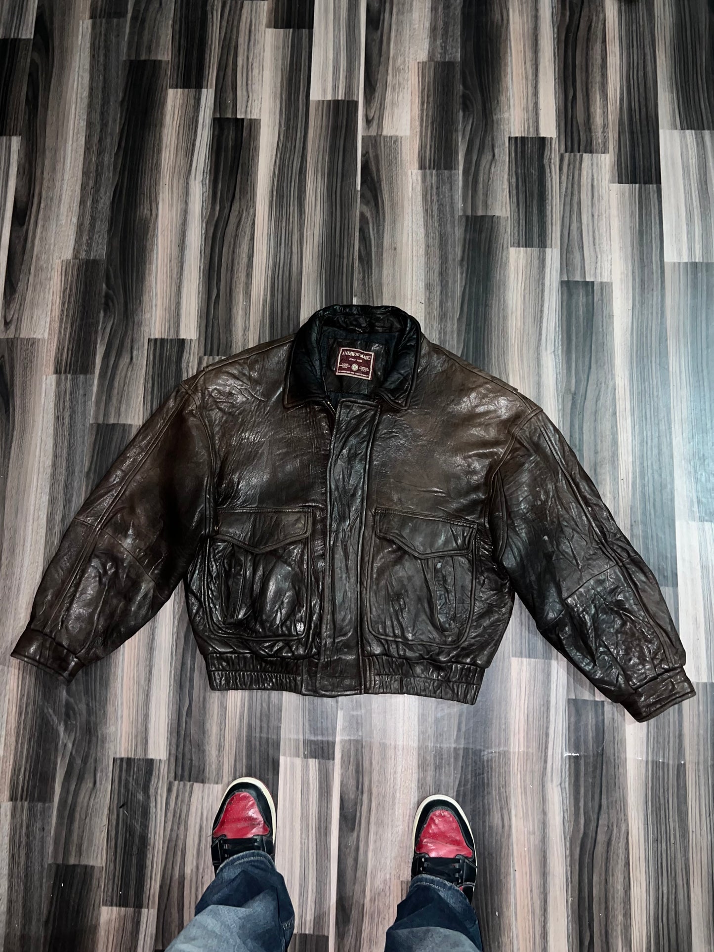 ZANDREW MARC* Super Premium Original Leather (RARE) (XL/2XL