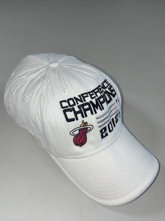Miami Heat 2012 NBA Conference Champions Adidas Flex Cap – White (58cm)