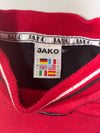 Vintage 90s Jako Team Sport Red Striped Sweatshirt (2XL)