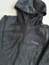 Vintage Columbia Black Sherpa Fleece Zip-Up Hooded Jacket women’s (M)