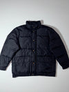 Vintage Hugo Boss Black Nylon Down Puffer Jacket (2XL)