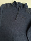 Blackyak | Navy Heather Quarter-Zip Fleece Pullover | (M)