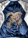 Opening Ceremony | Crane Embroidered Souvenir Jacket | Navy/White (S)