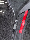 Puma | Black Sherpa Fleece Patch Zip-Up Jacket (S)