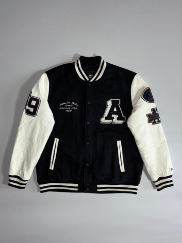 America Today | Black Varsity Letterman Jacket (M/L)