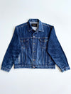 Wrangler Authentic Western Dark Wash Denim Trucker Jacket (XL)