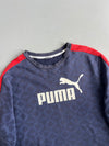 Puma Red Panel Navy Sweatshirt (2XL)