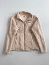 Fila Beige Sherpa Fleece Zip-Up Jacket (M)