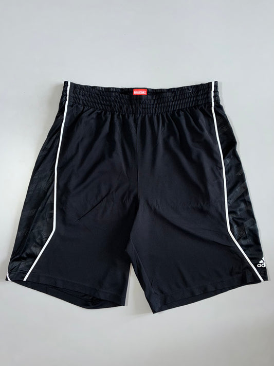 Adidas Basketball Black Piped Mesh Shorts (W:34|L:23)