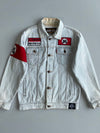 Custom Patch Denim Trucker Jacket (S)
