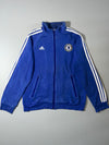 Adidas Chelsea Football Club 3-Stripe Full-Zip Track Jacket – Royal Blue (L)