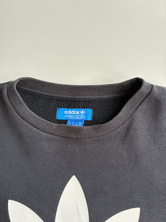 Adidas Originals "World Brand With The 3 Stripes" Crewneck – Side Zip | (M)