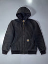 Carhartt Duck Canvas Quilted-Lined Active Jacket Black (M)