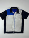Yamaha Racing Colorblock Team Shirt Navy/Blue/Silver (M)