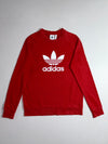 Adidas Originals Trefoil Logo Crewneck Sweatshirt – Red (M)