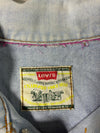 Vintage Levi’s Two Horse Light Wash Cropped Denim Trucker Jacket (XL)