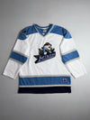 Disney Grumpy Miners Hockey Jersey – White / Ice Blue (2XL)