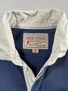 Vintage Abercrombie Navy Green Striped Rugby (M)