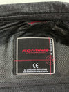 Vintage Komine Black Denim Mesh Riding Jacket PADDED (S)
