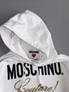 Moschino Couture | Teddy Bear Graphic Hoodie | Embroidered Text (L)
