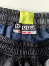 Kappa Black Track Pants – Neon Green Piping (W:38) (L:28)