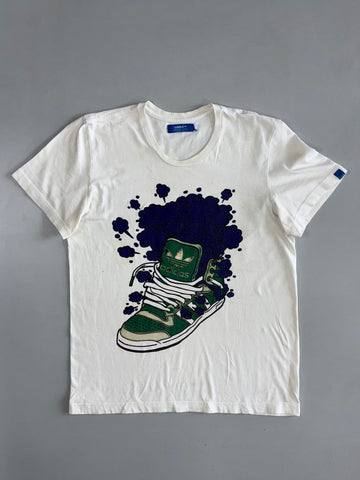 Adidas Originals | Vintage Sneaker Explosion Graphic T-shirt (M)