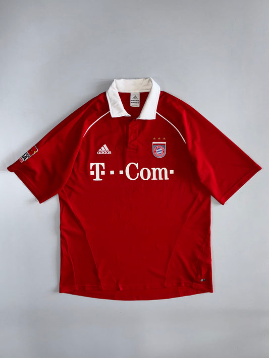 Adidas FC Bayern München 2004/05 Home Jersey — Red/White (XL/2XL)