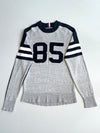 Tommy Hilfiger "85" Varsity Knit Sweater – Grey/Navy (M)