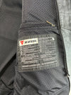 Dainese Black & Cream Leather Motorcycle Racing Jacket Padded (XL)