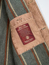 ZThe Heritage Vintage Marlboro Classics Hard Cotton Canvas  Leather Collar  Work Jacket (RARE) (L/XL)