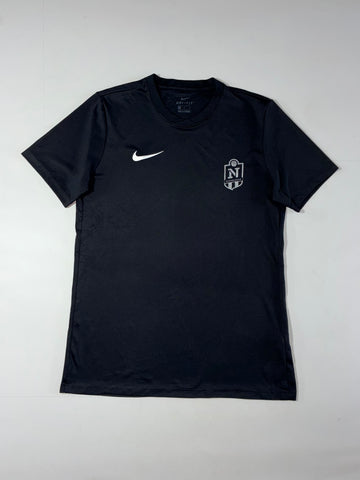 Nike Dri-FIT Short Sleeve Training T-Shirt Club Crest – Black (M)