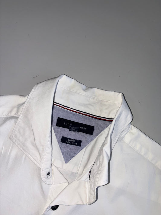 Tommy Hilfiger Slim Fit Long Sleeve Button-Up Shirt (M)