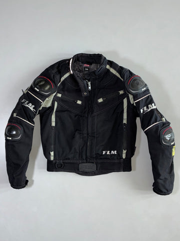 FLM Hardshell Armored Textile Motorcycle Jacket (XS)