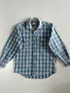 Levi’s Indigo Plaid Flannel Shirt (Hard Cotton) (M/L)