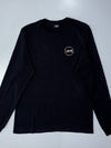 Stussy International Circle Logo Long Sleeve Tee  Black, (S/M)